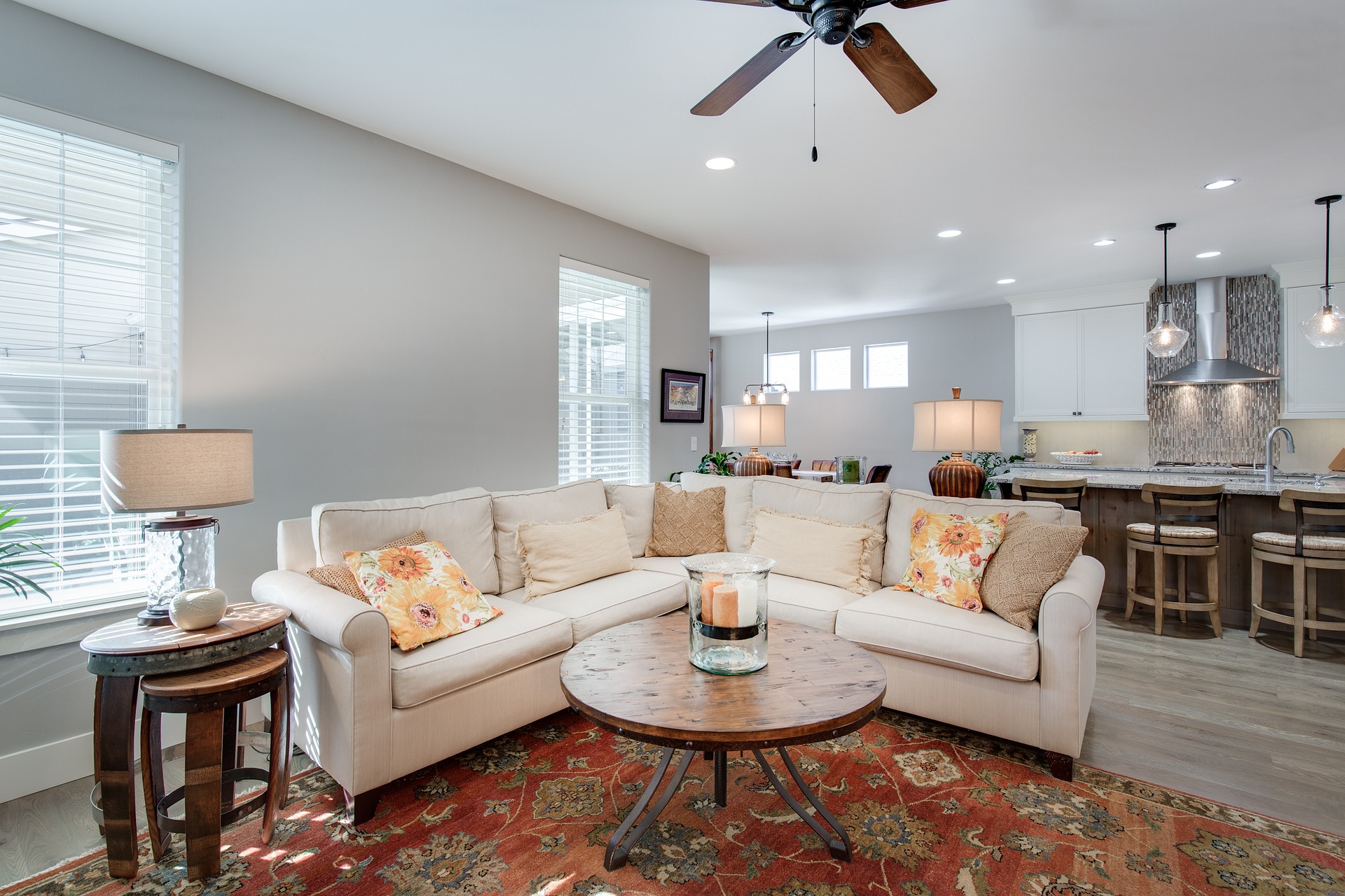 Beautifully Staged Living Area